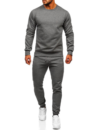 Bolf Herren Sportanzug Anthrazit  10380