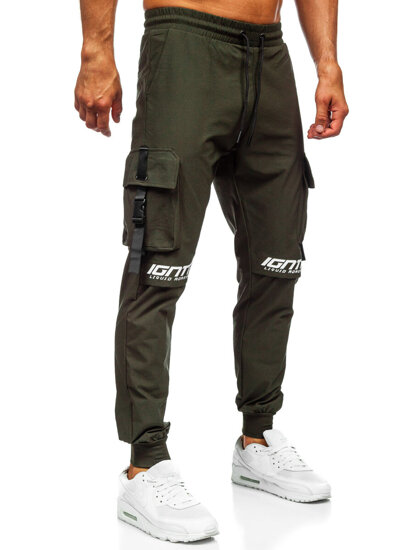 Bolf Herren Sporthose Bargohose Joggers Grün  K11