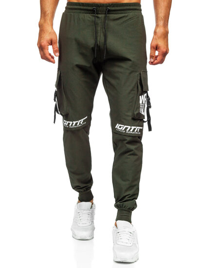 Bolf Herren Sporthose Bargohose Joggers Grün  K11