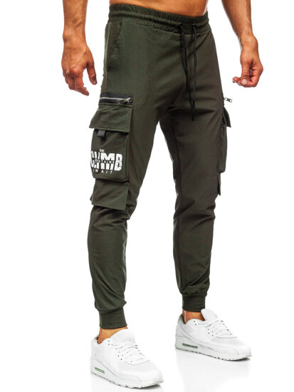 Bolf Herren Sporthose Bargohose Joggers Grün  K12