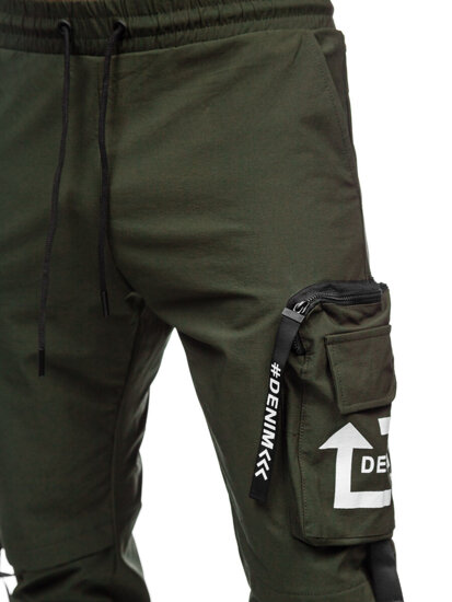 Bolf Herren Sporthose Bargohose Joggers Grün  K13