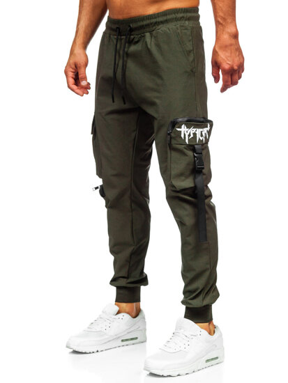 Bolf Herren Sporthose Bargohose Joggers Grün  K15