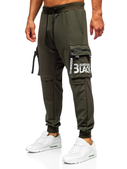 Bolf Herren Sporthose Bargohose Joggers Grün  K19