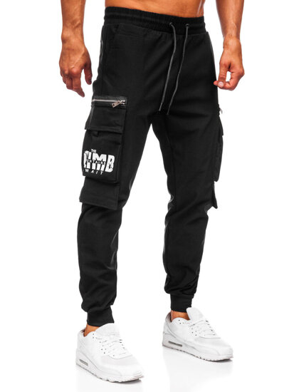 Bolf Herren Sporthose Bargohose Joggers Schwarz  K12