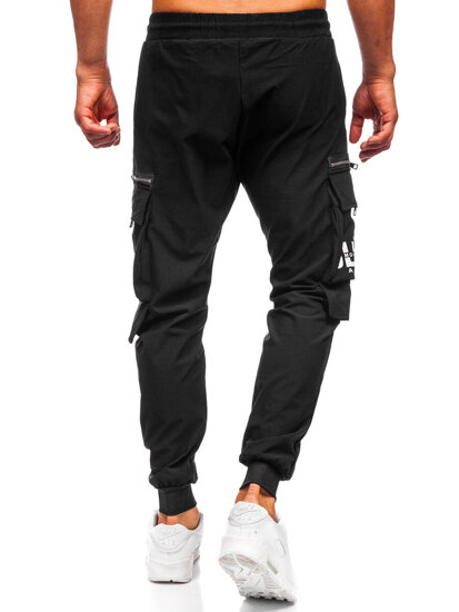 Bolf Herren Sporthose Bargohose Joggers Schwarz  K12