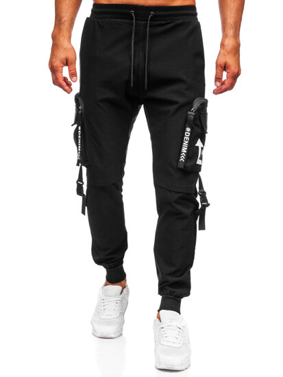 Bolf Herren Sporthose Bargohose Joggers Schwarz  K13