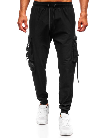 Bolf Herren Sporthose Bargohose Joggers Schwarz  K15