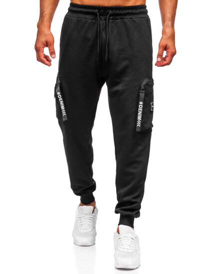 Bolf Herren Sporthose Bargohose Joggers Schwarz  K18