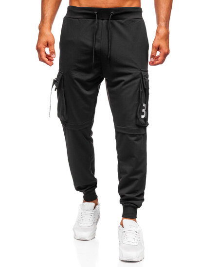 Bolf Herren Sporthose Bargohose Joggers Schwarz  K19