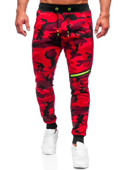 Bolf Herren Sporthose Camo Rot  KK04