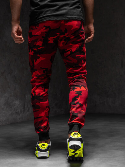 Bolf Herren Sporthose Camo Rot  KK04A1