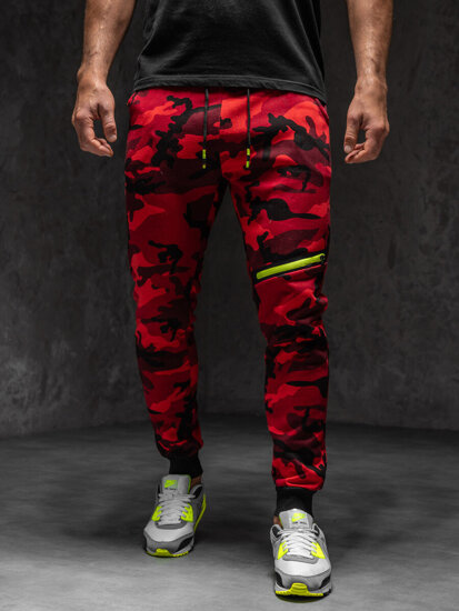 Bolf Herren Sporthose Camo Rot  KK04A1