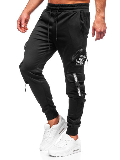 Bolf Herren Sporthose Cargohose Jogger Pants Schwarz  HS7172