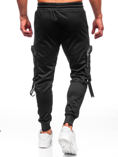 Bolf Herren Sporthose Cargohose Jogger Pants Schwarz  HS7172