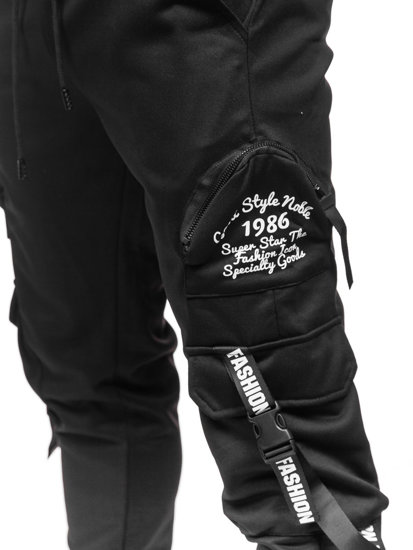 Bolf Herren Sporthose Cargohose Jogger Pants Schwarz  HS7172