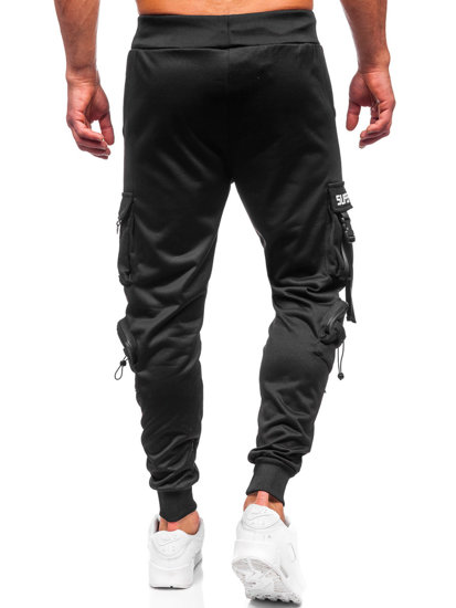 Bolf Herren Sporthose Cargohose Jogger Pants Schwarz  HS7176