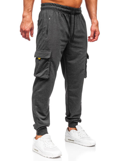 Bolf Herren Sporthose Cargohose Joggers Anthrazit  JX6359