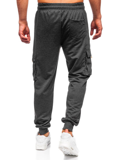 Bolf Herren Sporthose Cargohose Joggers Anthrazit  JX6359