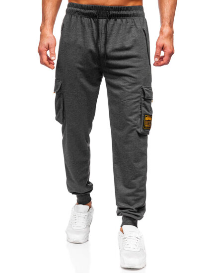 Bolf Herren Sporthose Cargohose Joggers Anthrazit  JX6359