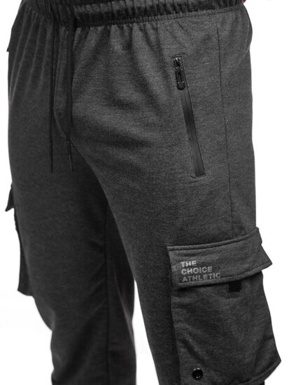 Bolf Herren Sporthose Cargohose Joggers Anthrazit  JX6360