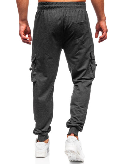 Bolf Herren Sporthose Cargohose Joggers Anthrazit  JX6363