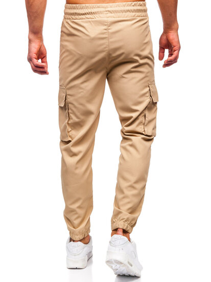 Bolf Herren Sporthose Cargohose Joggers Beige  HSS297