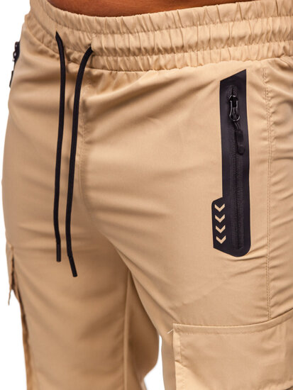 Bolf Herren Sporthose Cargohose Joggers Beige  HSS297