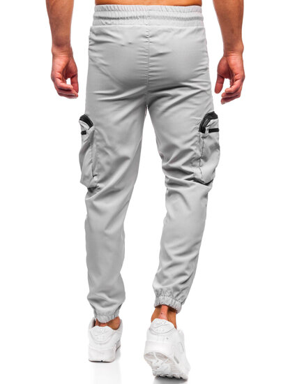 Bolf Herren Sporthose Cargohose Joggers Grau  HSS296