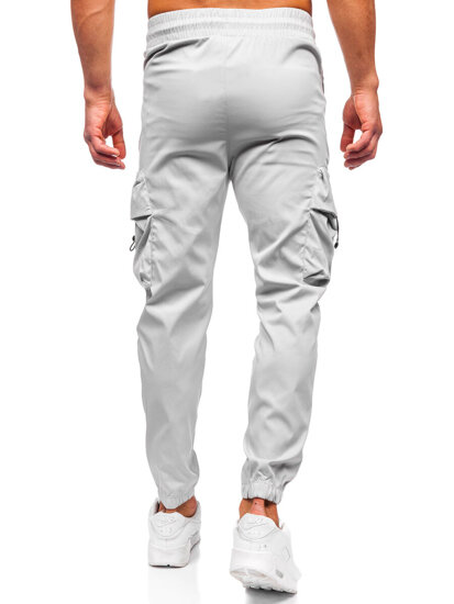 Bolf Herren Sporthose Cargohose Joggers Grau  HSS299