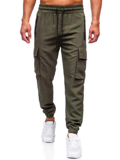 Bolf Herren Sporthose Cargohose Joggers Grün  HSS297