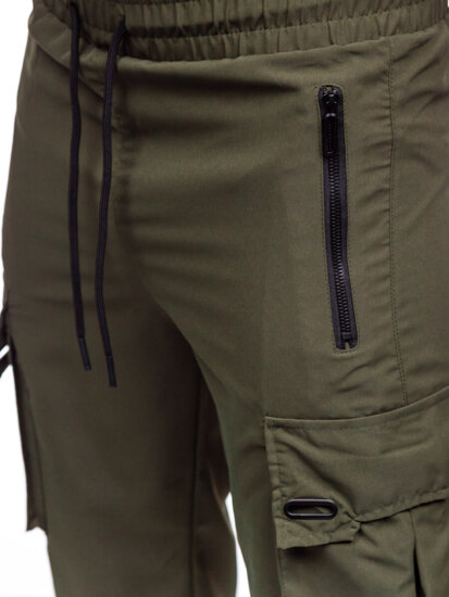 Bolf Herren Sporthose Cargohose Joggers Grün  HSS298