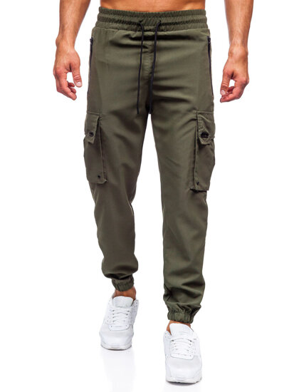 Bolf Herren Sporthose Cargohose Joggers Grün  HSS298