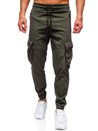 Bolf Herren Sporthose Cargohose Joggers Grün  HSS300