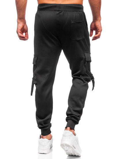 Bolf Herren Sporthose Cargohose Joggers Schwarz  8K1118