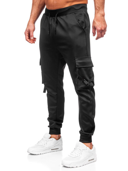 Bolf Herren Sporthose Cargohose Joggers Schwarz  8K1118