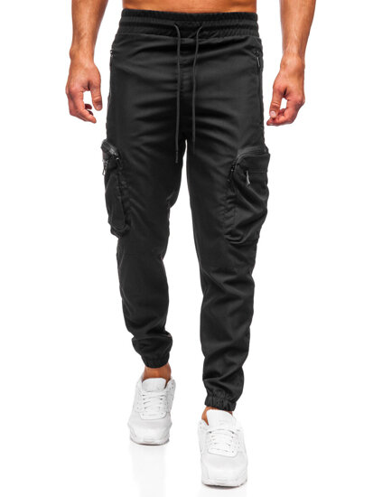 Bolf Herren Sporthose Cargohose Joggers Schwarz  HSS296