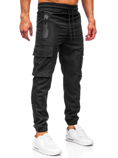 Bolf Herren Sporthose Cargohose Joggers Schwarz  HSS297