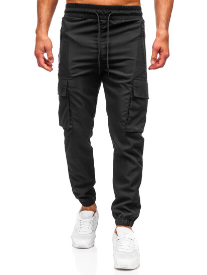 Bolf Herren Sporthose Cargohose Joggers Schwarz  HSS297