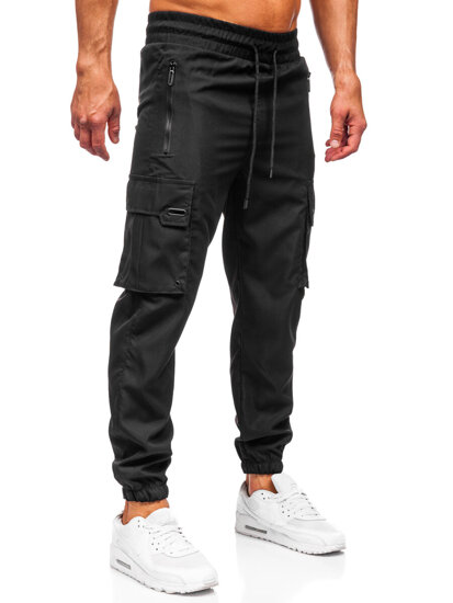 Bolf Herren Sporthose Cargohose Joggers Schwarz  HSS298