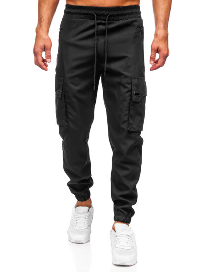 Bolf Herren Sporthose Cargohose Joggers Schwarz  HSS298