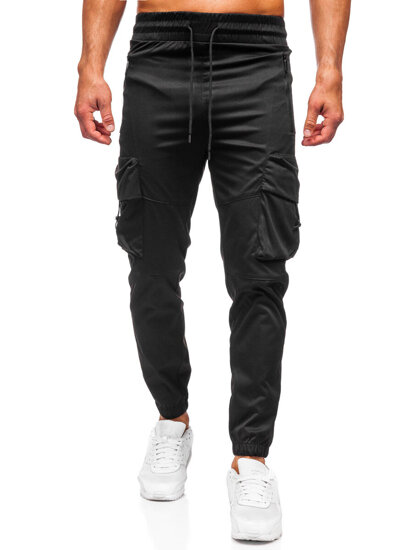 Bolf Herren Sporthose Cargohose Joggers Schwarz  HSS299