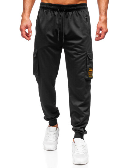 Bolf Herren Sporthose Cargohose Joggers Schwarz  JX6359