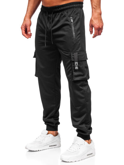 Bolf Herren Sporthose Cargohose Joggers Schwarz  JX6362