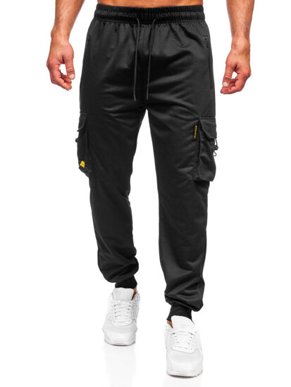 Bolf Herren Sporthose Cargohose Joggers Schwarz  JX6363