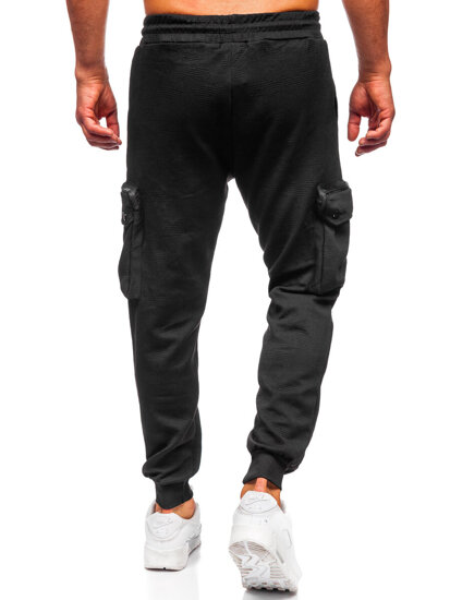 Bolf Herren Sporthose Cargohose Joggers Schwarz K17