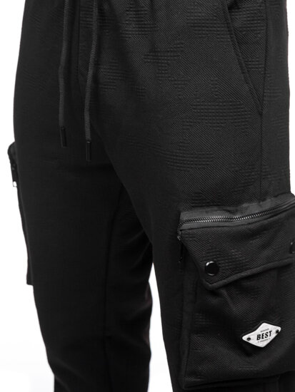 Bolf Herren Sporthose Cargohose Joggers Schwarz K17