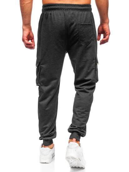 Bolf Herren Sporthose Cargohose Joggers Schwarzgrau  JX6359