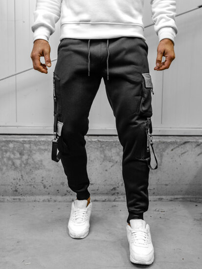 Bolf Herren Sporthose Carhohose Joggers Schwarz  HSS020A