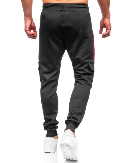 Bolf Herren Sporthose Jogger Pants Cargohose Schwarz  K10283