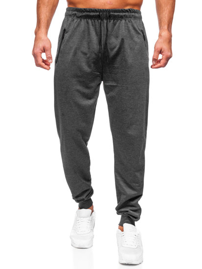 Bolf Herren Sporthose Jogger Pants Schwarzgrau  JX6103